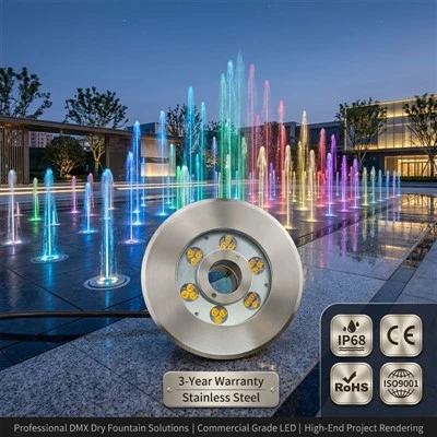 도매 분수 조명 공장|맞춤형 수중 LED 조명|OEM/ODM